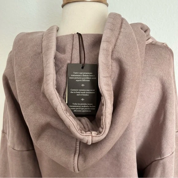 Son of Wind (NWT)Unisex Crow Hoodie Sweatshirt in Beige